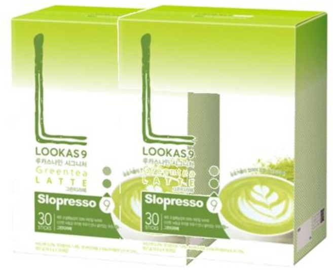 남양 루카스나인 시그니처 그린티라떼, 567g, 30개입, 2개
