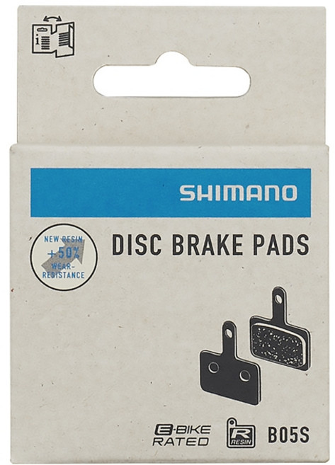 SHIMANO【B05S】公司貨 樹脂 碟煞 三插鞘 油壓碟煞 煞車皮, 1個, B05S(灰色散裝)