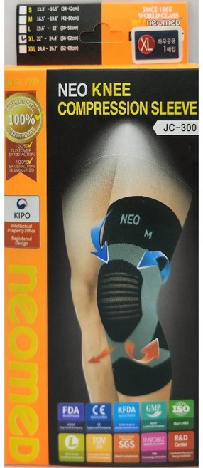 네오메드 네오 무릎 컴프레션 JC-300 S M L XL, 1개
