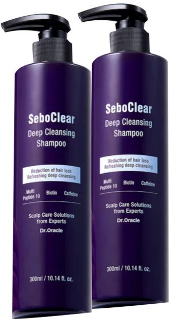 닥터오라클 세보클리어 딥클렌징샴푸, 2개, 300ml - 쿠팡