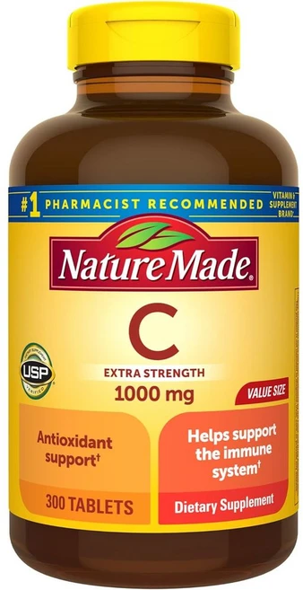 네이처메이드 엑스트라 스트렝스 비타민C 1000mg 300정, 1팩, 1개 - 쿠팡