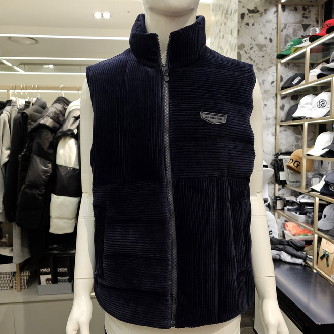 파사디골프 청주NC 코듀로이 다운 조끼 베스트 두툼한 아주 따뜻한 남자 초특가 겨울조끼 Q22WWV693M
