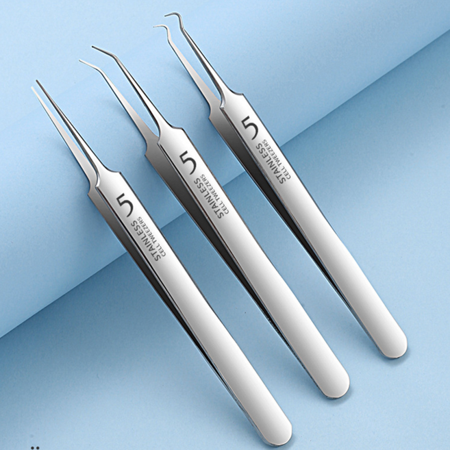 거와스 초정밀 피지 핀셋 쪽집게