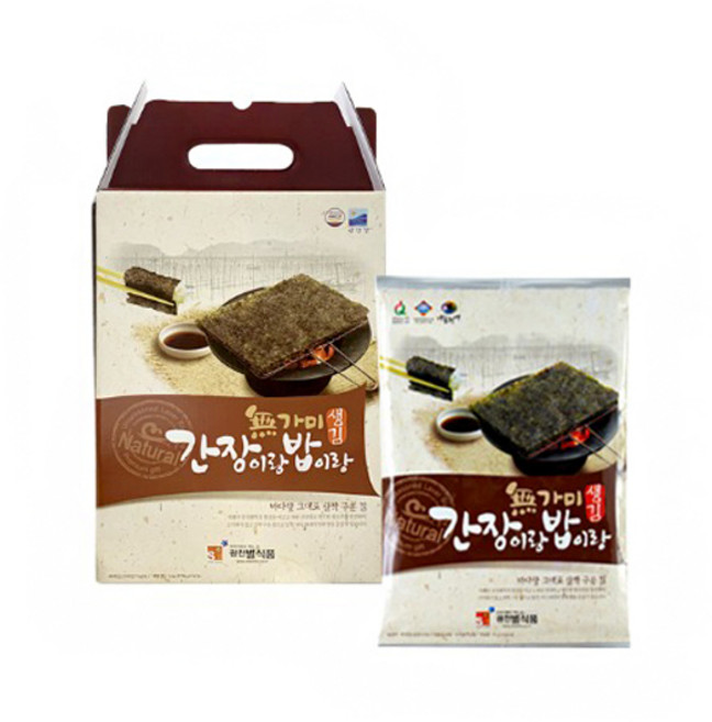 별식품 광천별맛 무가미 밥이랑 간장이랑 전장김 12g x 10봉, 10개