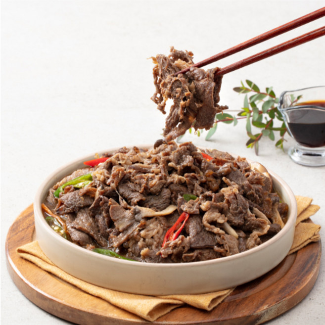 [육육갈비] 소불고기, 4개, 500g