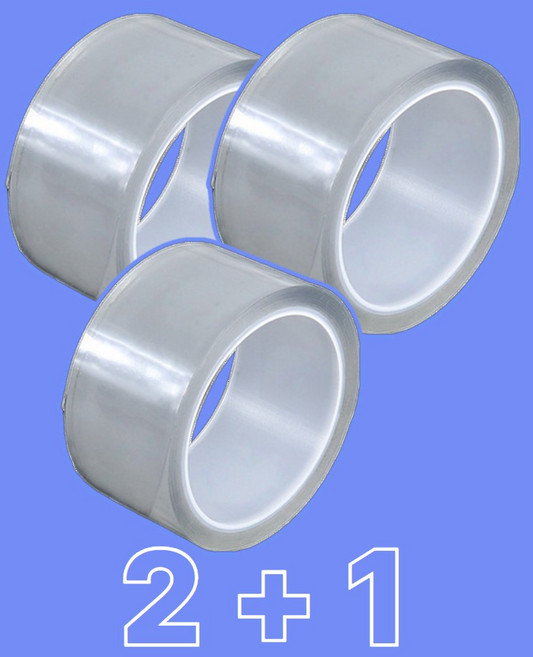 글랜클 오염제로 투명 방수 테이프 다목적 폭5cm, 투명방수, 3개