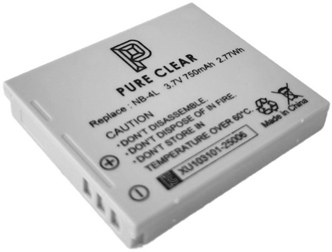 캐논 NB-4L 호환 배터리 IXUS I7 I ZOOM 30 40 50 55 60 65 70 75 130 80IS 100IS 110IS 120IS, 캐논 NB-4L 호환배터리, 1개