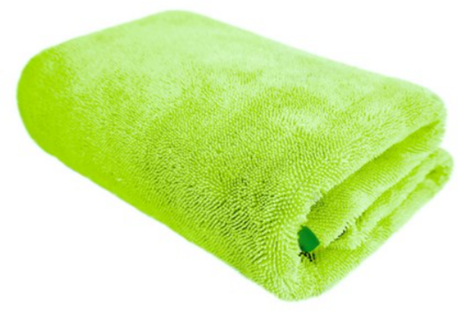 PURESTAR 양면 보스 드라잉 타월 대, 형광초록, 4개