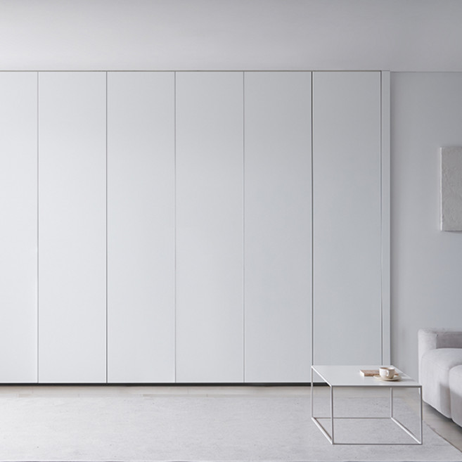 솔리에 레체 여닫이 무몰딩 붙박이장 210~360cm (7자~12자) E0등급 전국실측, 3. 레체 무몰딩(푸시풀 도어)