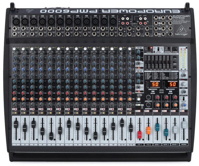 베링거 PMP6000 20채널 오디오믹서