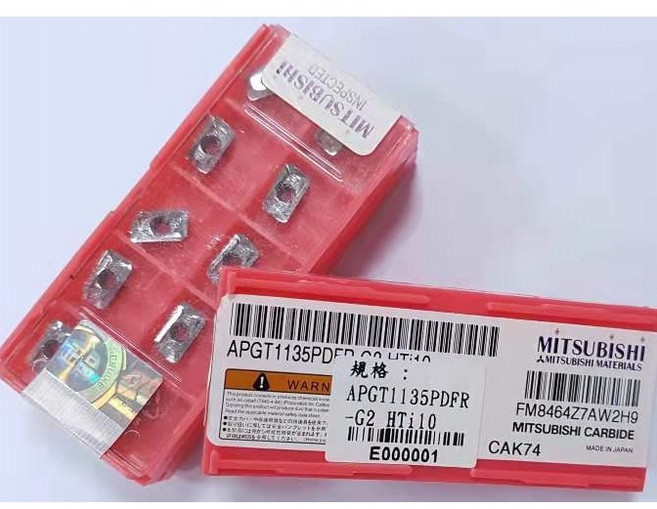 MITSUBISHI 三菱 APGT1135PDFR-G2 HTi10 車刀片-高耐磨切削刀具, 1個
