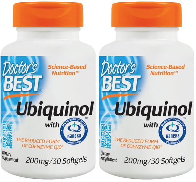 Doctor's BEST 還原型輔酶Q10軟膠囊 200mg, 30顆, 2罐