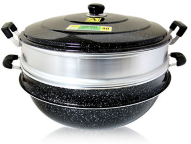 업소용 2단 가마솥 36 찜냄비 찜기 찜솥 채반 식당 대용량급식