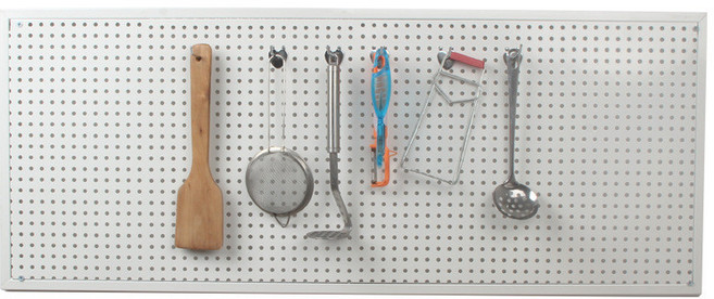 모바일 액세서리 다용도 벽걸이 디스플레이 스탠드 철제 타공판 선반 진열대 인테리어 정리용 네트망 활용 가능, 1개, K_가장자리 프레임 60x120cm