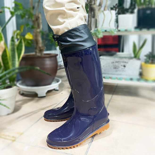 오마이슈즈 국산 프리미엄 카프 장화 농사 주방 위생 방수장화, 245, 여성카프장화