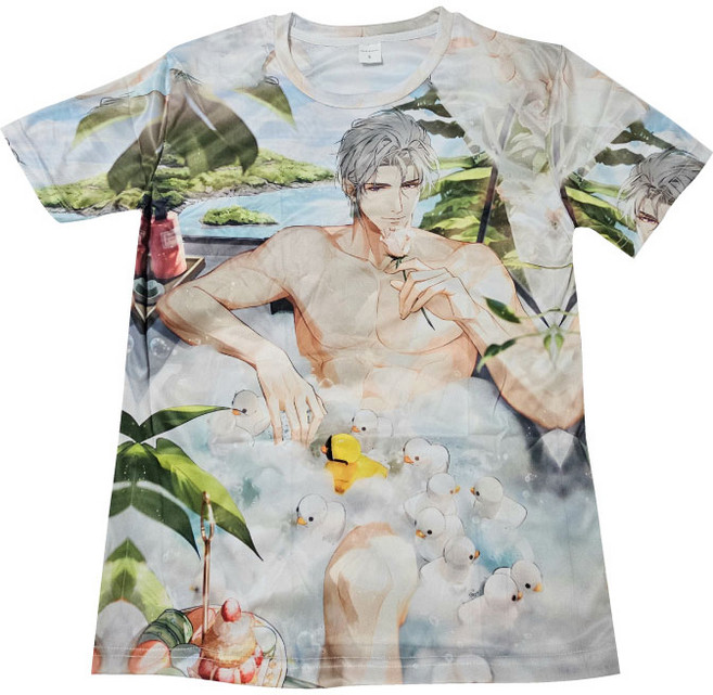 리빙릿 꽃미남 티셔츠 집사 애니 오타쿠 반팔 씹덕 우정 티