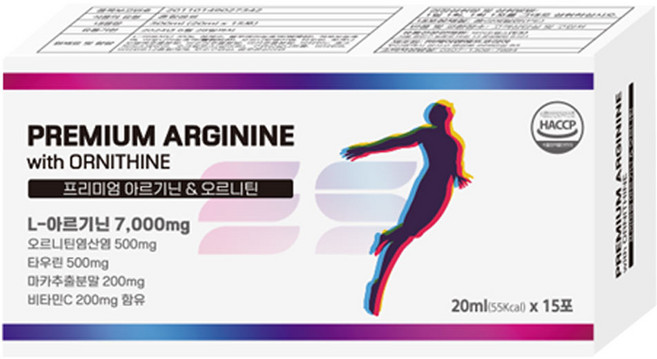 L 아르기닌 아르지닌 7000mg 블루베리맛, 300ml, 1개