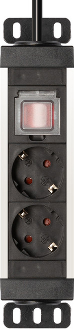 알루미늄 2구 멀티탭 고용량 에어컨 냉장고 멀티콘센트 과부하 파워탭 1.5M 3M 5M, 1개, 2구 메탈실버