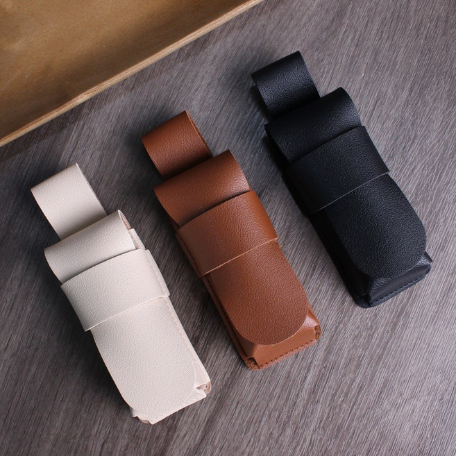 베스트스탬프 수제 PU가죽 도장지갑 도장케이스, 브라운