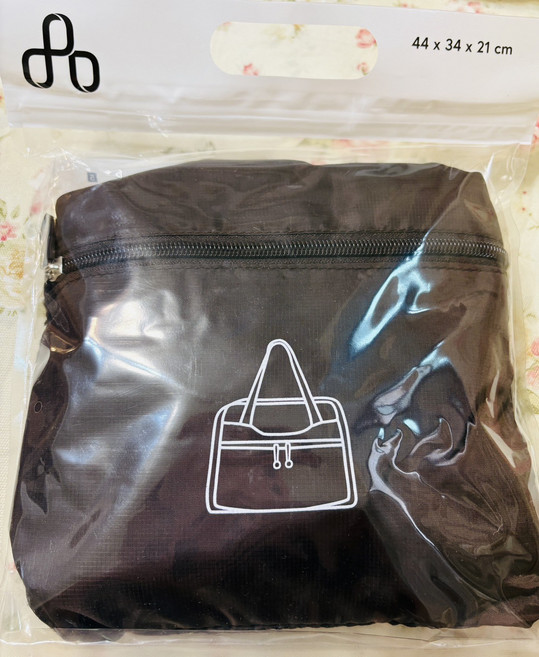 可折疊運動旅行袋 44x34x21公分, 深咖啡, 1個