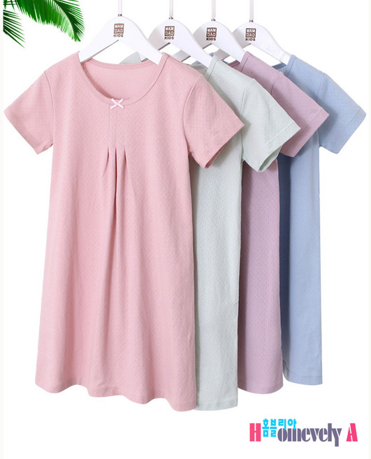 홈블리아 여름 여아 원피스잠옷 파자마