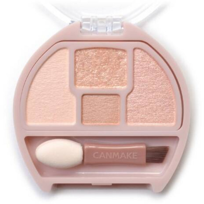 CANMAKE 數量限定 眼影盤 淚袋專用盤 淚光閃閃, 1個, 01色號(杏色)-熱門色