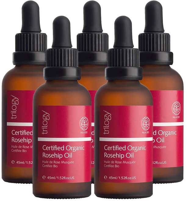 뉴질랜드 트릴로지 오가닉 로즈힙 오일 45ml 5팩 - 쿠팡