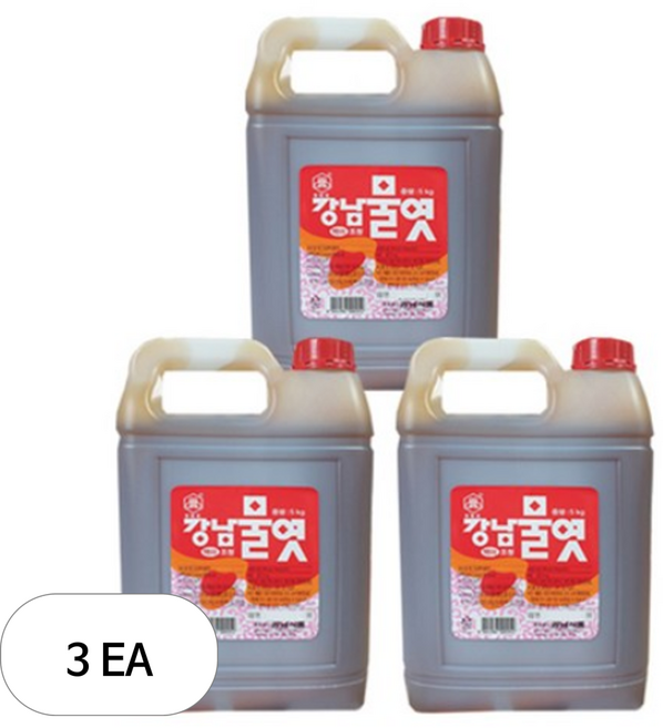 강남식품 강남 맥아 물엿, 3개, 5kg
