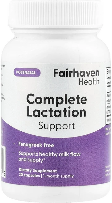 Fairhaven Health 완전한 수유 지원 캡슐 30정 Health (페어헤이븐 헬스), Fairhaven Health, 완전한 수유 지원, 캡, 1개 - 쿠팡
