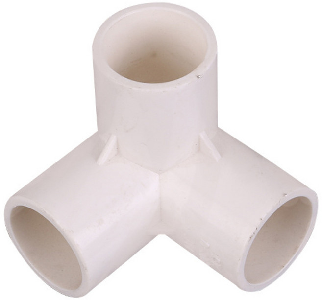 20mm 3구 파이프 연결 커넥터 연장 분할 조인트 꺾임 이음 배관 부속 소켓, 1개