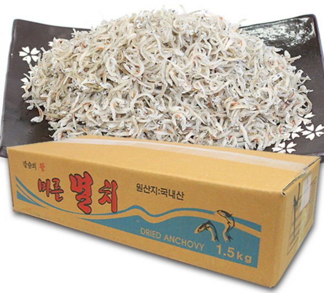 [가온애] 볶음용 세멸치 (지리) 상급, 1.5kg, 1박스, 볶음멸치 (지리)