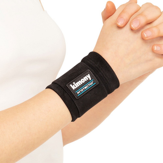 키모니 네오서포터 밴드 손목보호대, 2개, 블랙