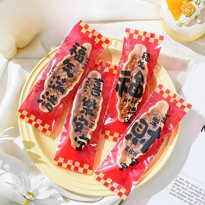 베이커리 캔디 포장 백 망고 밀크 케이크 투명 떡 스낵 밀봉 호두 페이스트 대추, 1개, 3. 500개 / M. 5.5*15【축복이 가득】