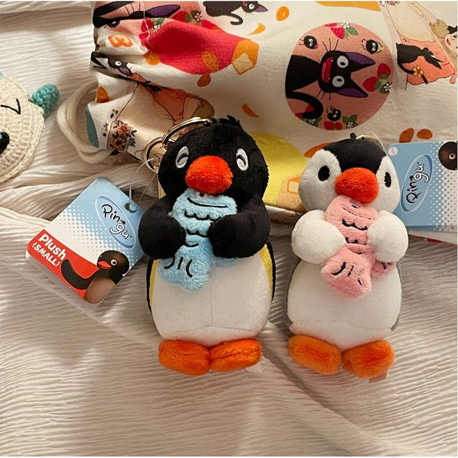 물고기 핑구&핑가 인형 가방고리 키링