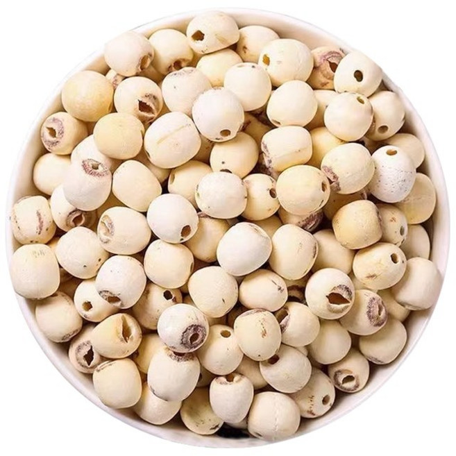 本草養生 去芯磨皮白蓮子 大粒飽滿 粉糯易煮 無需浸泡 300g, 1個