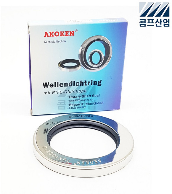 AKOKEN 아코켄 콤프레샤 오일씰 립씰 트렐레보그 2lip 투립 방향없음, 50X65X10