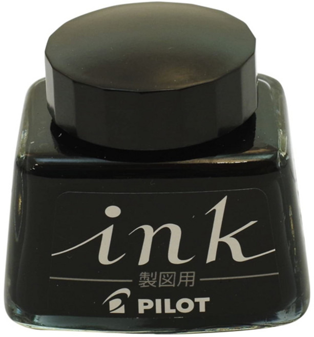 PILOT 파일럿 잉크 제도용 블랙 30ml, 1개