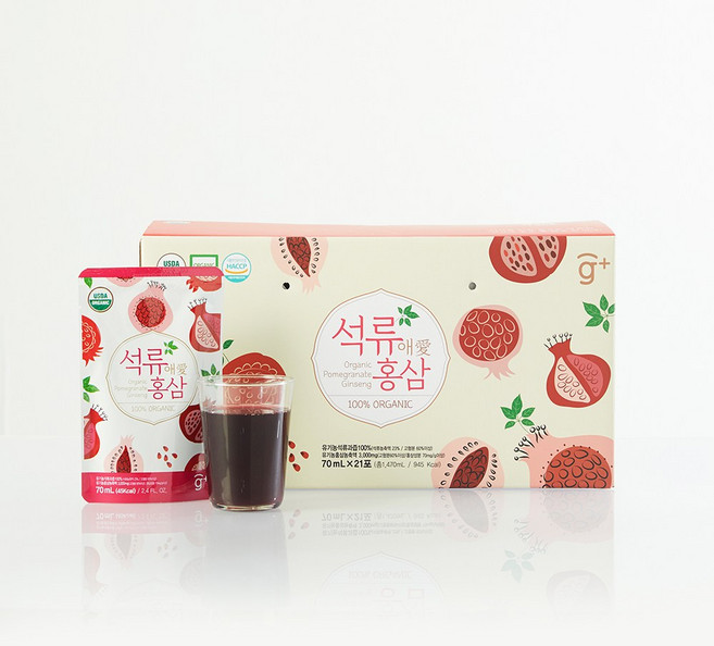 강장현 유기농 석류홍삼 석류즙, 1개, 70ml