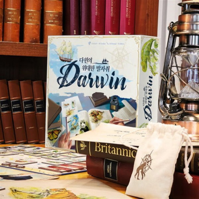 [YES24배송][멘사셀렉트] 종의 기원을 보드게임으로 다윈의 위대한 발자취(2~5인) : 천재들의 선택 멘사가 선정한 보드게임