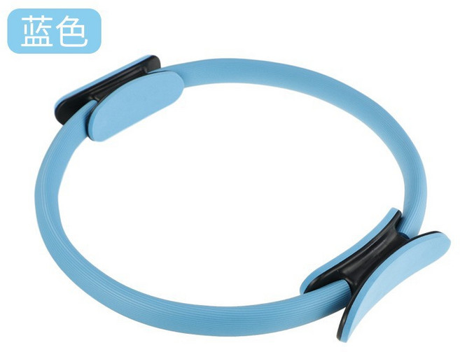 普拉提圈瑜伽阻力環魔力圈瑜伽圈健身器材運動瑜伽圈, 1個, 藍色普拉提圈(直徑33釐米)