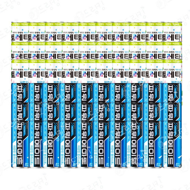 파워에이드 240mlx(30캔) + 토레타 240mlx(30캔), 240ml, 59개