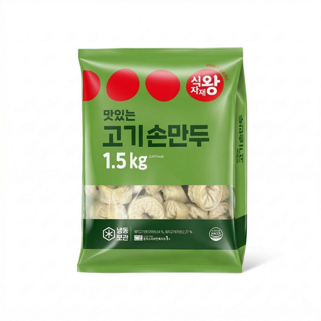 식자재왕 맛있는 고기손만두 1.5kg 1개