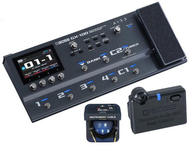 BOSS GX-100 Guitar Effects Processor (Bluetooth 어댑터 BT-DUAL 동시 구매 세트) (YRK)