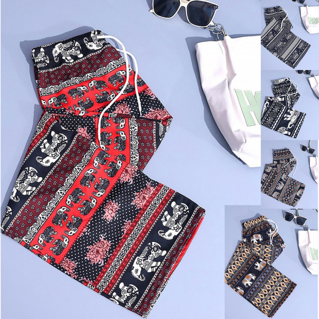 (hoasell) 1+1 여성 여름 냉장고바지 태국 편한 동남아 코끼리바지 몸빼바지