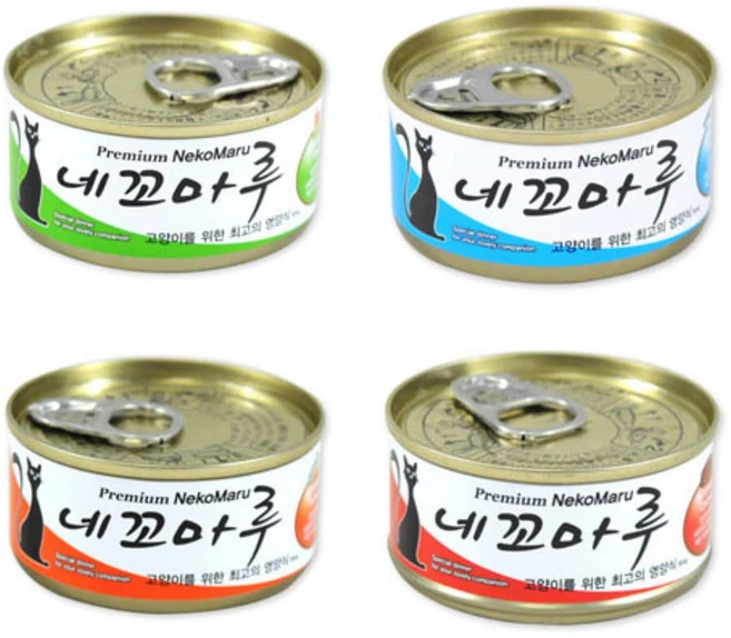 캣간식 콤보 세트 80g 24개입 대용량 고양이간식추천 고양이캔 노르웨이숲고양이 아비시니안 먼치킨 습식캔, 1세트, 상세페이지 참조, 24개, 단품 - 쿠팡