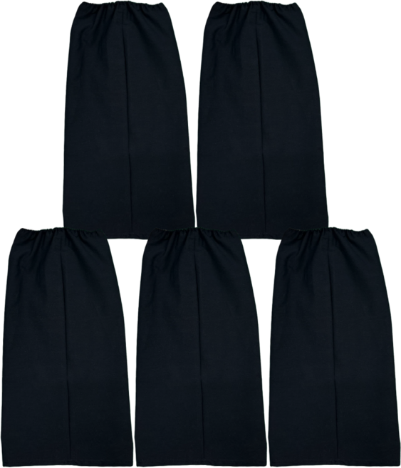 국산 검정 면발토시 치마형 등산용 작업용 다용도 활용 농사용, 5개, 블랙