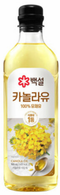 백설 카놀라유 900ml, 1