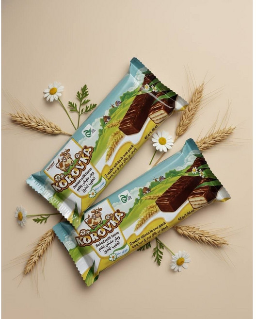 코로브카 구운 우유맛 스틱 웨하스, 25개, 42g