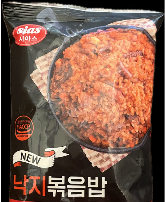 시아스 낙지 볶음밥 냉동 300g 10봉 출고/할인상품 - 아이스팩 3개 무료제공 (추가 필요시 별도 문의), 10개