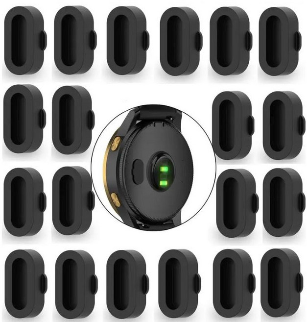 가민워치 고무캡 충전단자 실리콘마개 고무마개, 블랙3P, 1개